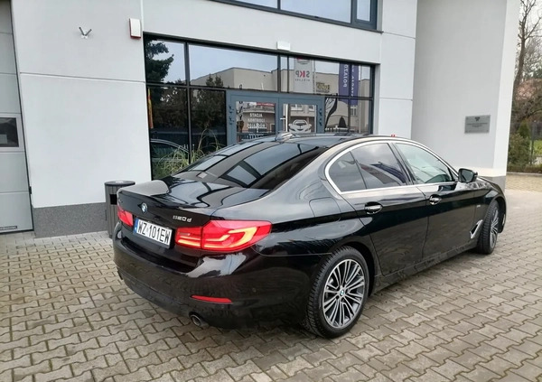 BMW Seria 5 cena 128500 przebieg: 150000, rok produkcji 2017 z Serock małe 79